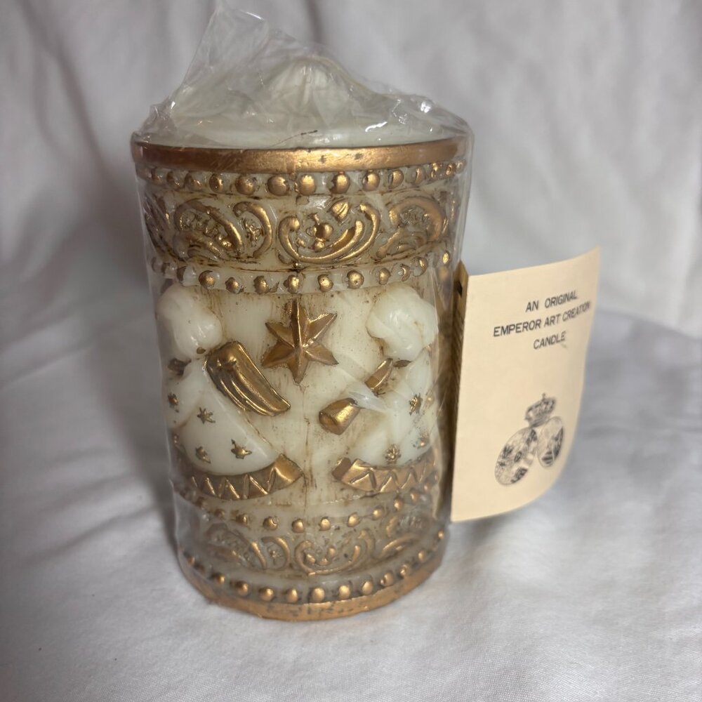 Vintage Original Emperor Candle by Peggy Weber Francis